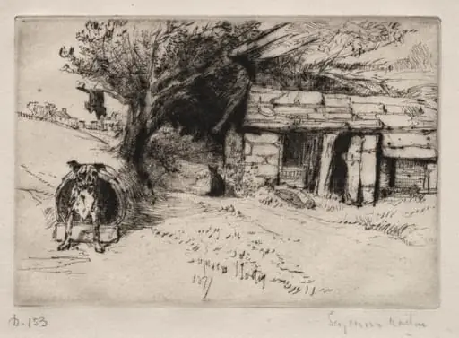 The Cabin, by Francis Seymour Haden