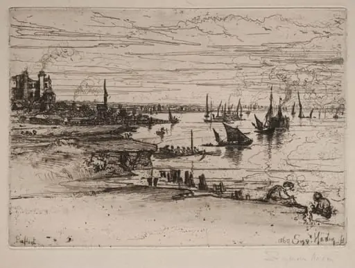The Inn, Purfleet, by Francis Seymour Haden