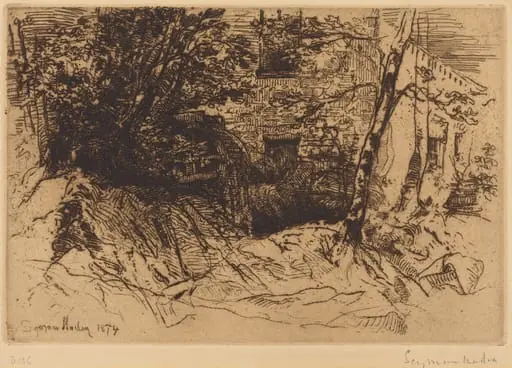 The Mill-Wheel, by Francis Seymour Haden