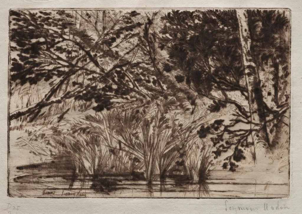 The Mouth of a Brook (Second Plate), by Francis Seymour Haden, 1868