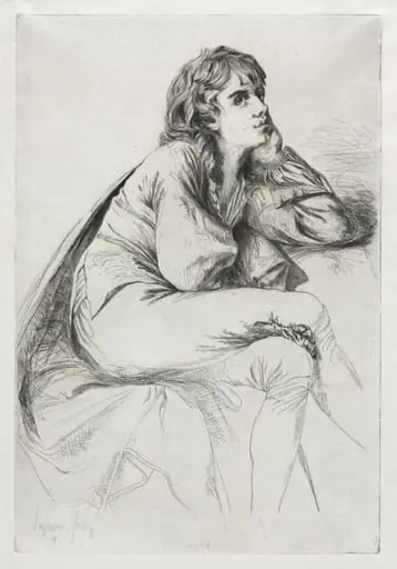 Thomas Haden of Derby, by Francis Seymour Haden