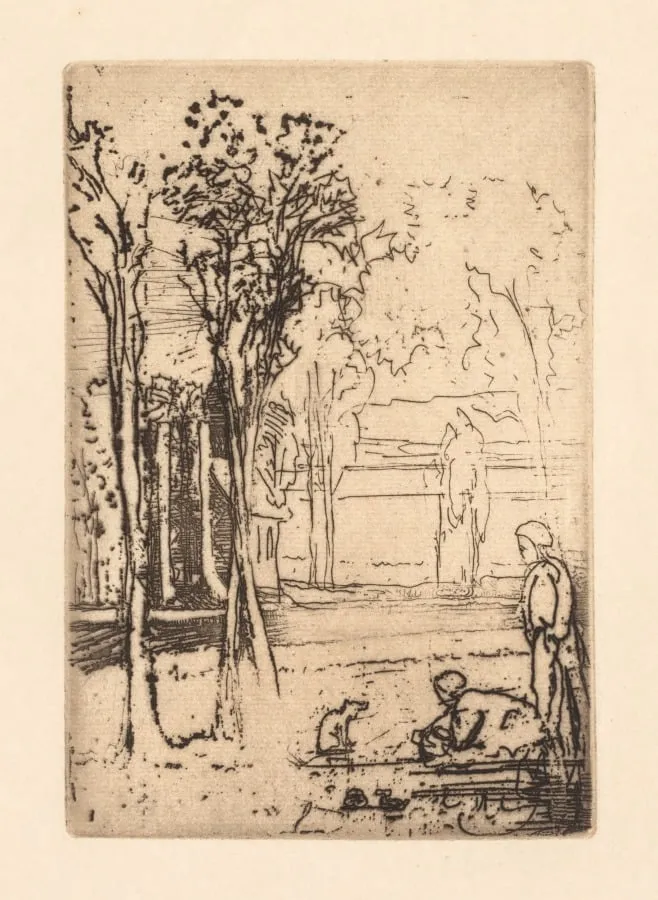 Three-Tree Farm, by Francis Seymour Haden, 1879