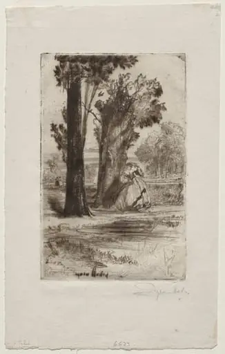 Vicarage at Sonning, by Francis Seymour Haden