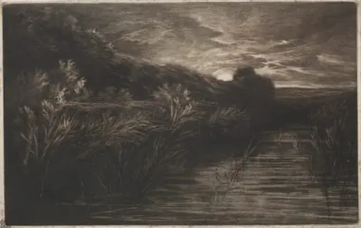 Winchelsea Canal, by Francis Seymour Haden