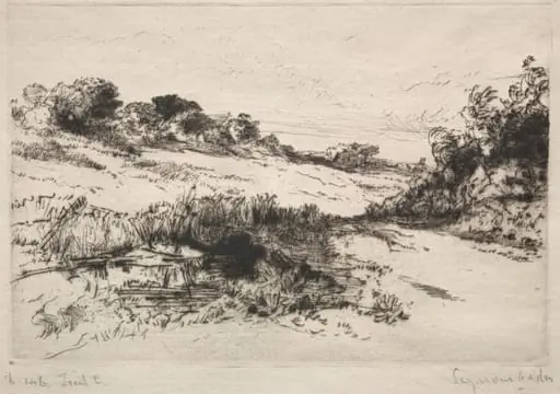 Windmill Hill, No. 1, by Francis Seymour Haden