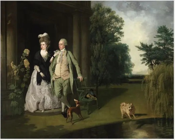Portrait of Mr and Mrs Richardson, by Francis Wheatley
