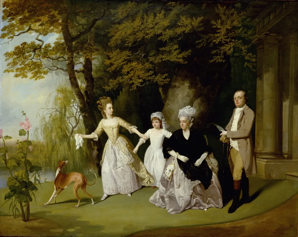 The Wilkinson Family, by Francis Wheatley, oil, 1788