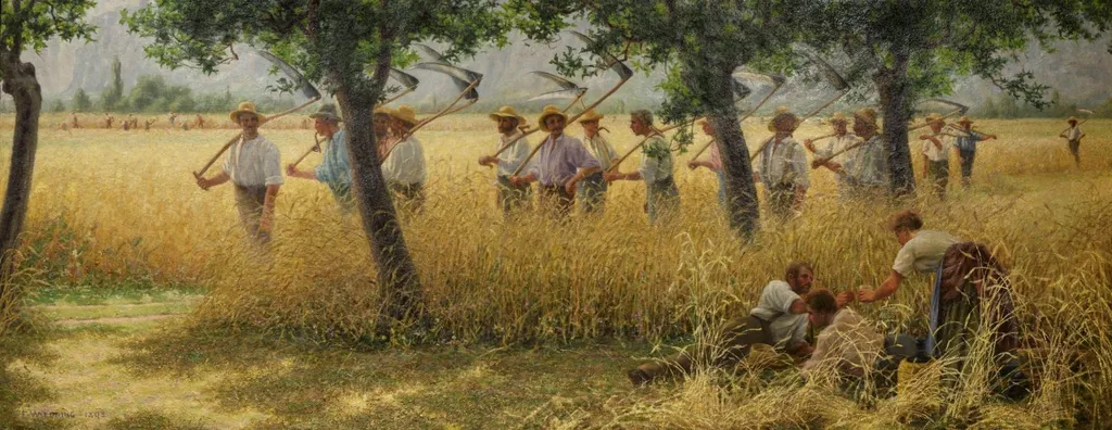 The Army of Peace, by Francis William Loring, oil, 1897