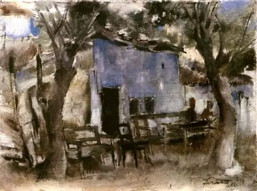 Cafeneaua mică - Balcic, by Francisc Șirato