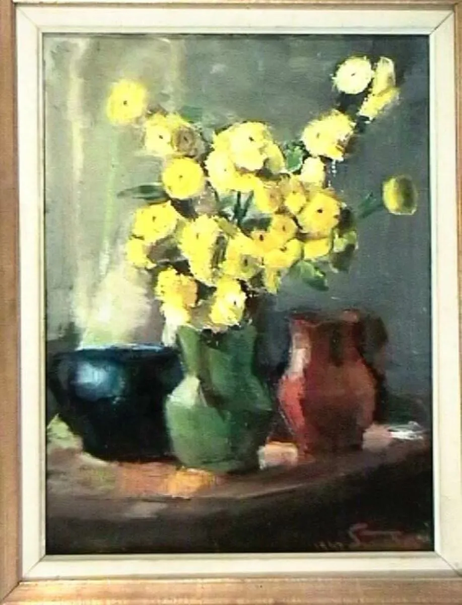 Flori galbene, by Francisc Șirato, unspecified, 1942