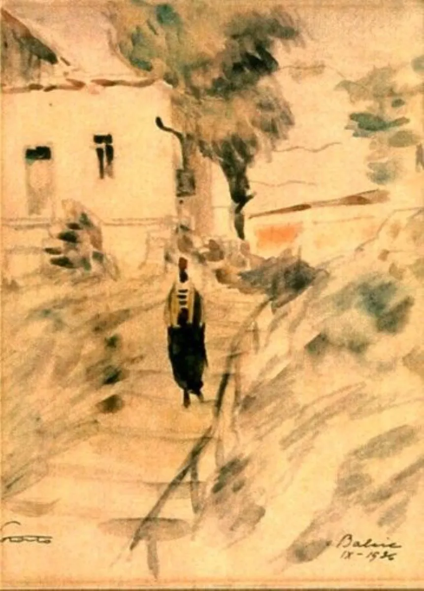 Scară la Caramitti, by Francisc Șirato, unspecified, 1936