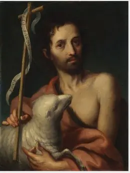 Saint John and the Lamb, by Francisco Antonio Vallejo
