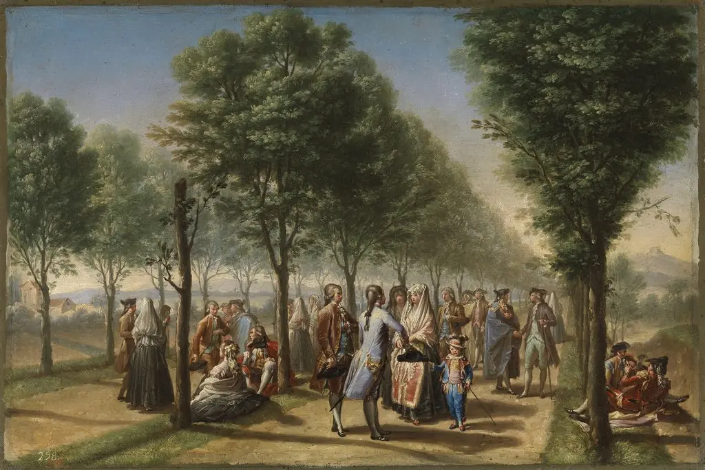 The Paseo de las Delicias, by Francisco Bayeu