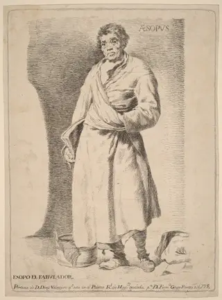 Aesopvs (Aesop), by Francisco de Goya