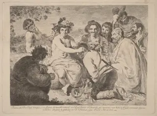 Baco (Bacchus), by Francisco de Goya