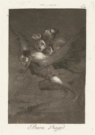 Buen Viage (Bon Voyage), by Francisco de Goya