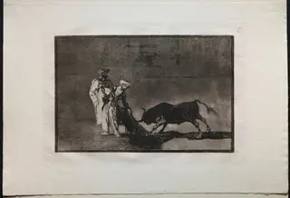 Bullfights:  The Moors Make a Different Play in the Ring Calling the Bull with the Burnous