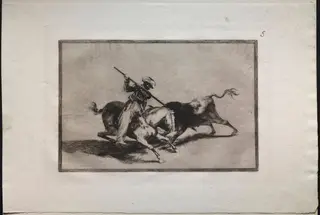 Bullfights:  The Spirited Moor Gazul is the First to Fight According to the Rules