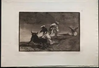 Bullfights:  They Play Another with the Cape in an Enclosure, by Francisco de Goya