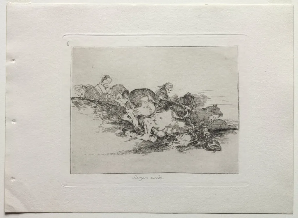 Disasters of War: It Always Happens, by Francisco de Goya, 1815