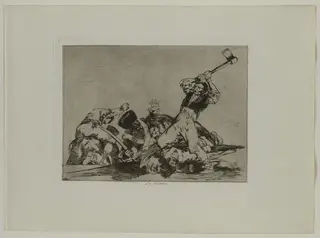 Disasters of War: Pl., 3, The Same (Thing), by Francisco de Goya, 1812