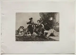 Disasters of War: There isn't Time Now, by Francisco de Goya, 1815