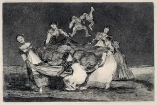 Disparate femenino (Feminine Folly), by Francisco de Goya