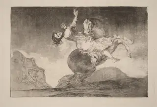 El caballo raptor (The Horse-Abductor), by Francisco de Goya