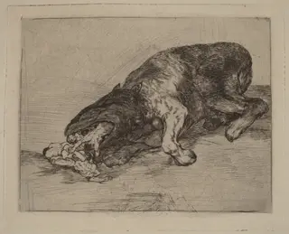 Fiero monstruo! (Fierce Monster!), by Francisco de Goya