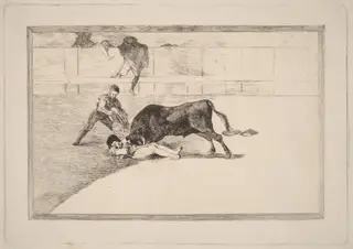 La desgraciada muerte de Pepe Illo en la plaza de Madrid (The Unlucky Death of Pepe Illo in the Ring at Madrid)