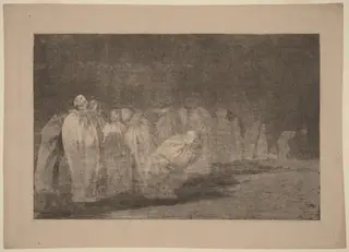 Los ensacados (The Men in Sacks), by Francisco de Goya