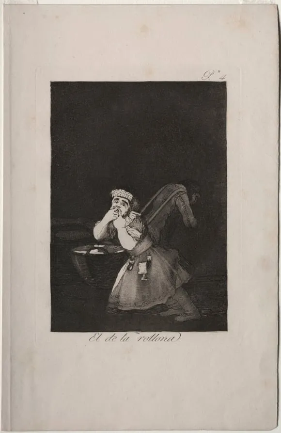 Nanny's Boy, Plate 4, by Francisco de Goya, 1799