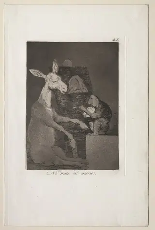 Neither More Nor Less, Plate 41, by Francisco de Goya