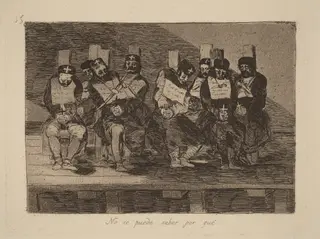 No se puede saber por que (One Can't Tell Why), by Francisco de Goya