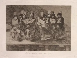 No se puede saber por que (One Can't Tell Why), by Francisco de Goya