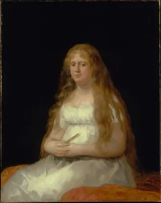 Portrait of Josefa de Castilla Portugal y van Asbrock de Garcini, by Francisco de Goya, 1804