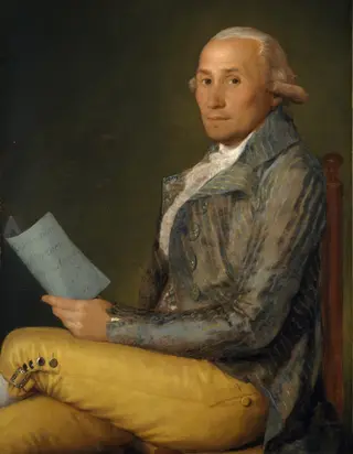 Portrait of Sebastián Martínez y Pérez, by Francisco de Goya, 1796