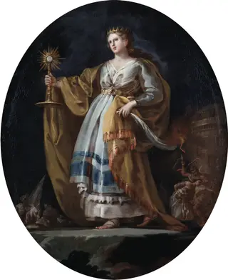 Saint Barbara, by Francisco de Goya