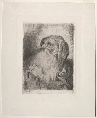 San Francisco de Paula (Caritas), by Francisco de Goya