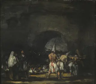 Scene of Disciplines, by Francisco de Goya, 1808