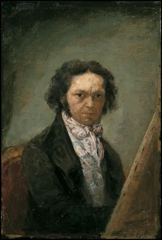 Self-portrait on Linen, by Francisco de Goya, 1796