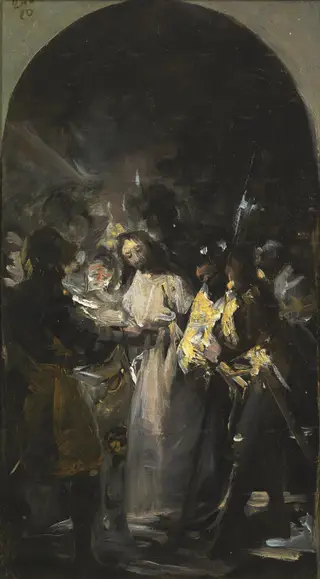 The arrest of Christ, by Francisco de Goya