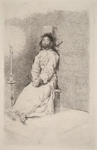 The Garroted Man, by Francisco de Goya