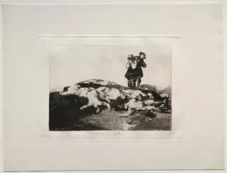 The Horrors of War:  Bury Them and Keep Quiet, by Francisco de Goya, 1815