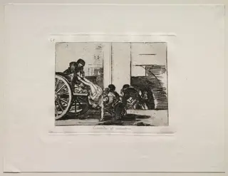 The Horrors of War:  Cartloads to the Cemetery, by Francisco de Goya, 1815