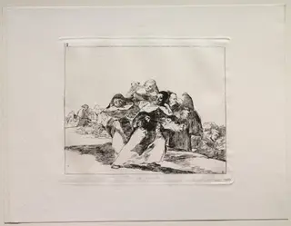 The Horrors of War:  Everything is Topsy-Turvy, by Francisco de Goya, 1815