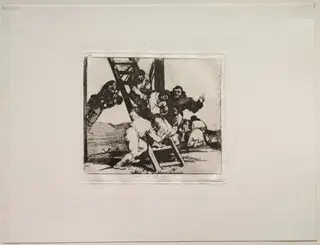 The Horrors of War:  It's a Hard Step!, by Francisco de Goya, 1815