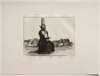 The Horrors of War: On Account of a Knife, by Francisco de Goya