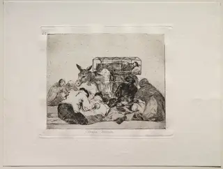 The Horrors of War:  Strange Devotion!, by Francisco de Goya, 1815
