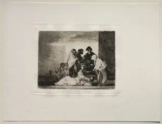 The Horrors of War:  Thanks To The Millet, by Francisco de Goya, 1815